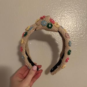 Lele Sadoughi Flower charm headband